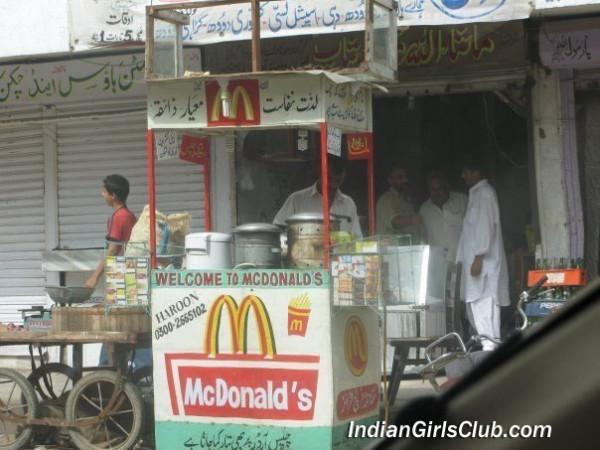 funny pics mcDonalds in Pakistan