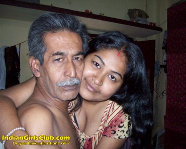 young lady with old man