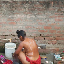 Indian Sex Photos Of Village Aunty Taking Shower In River