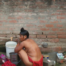 Indian Sex Photos Of Village Aunty Taking Shower In River