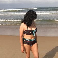 Mature Indian MILF Bhabhi Walking Naked At Beach