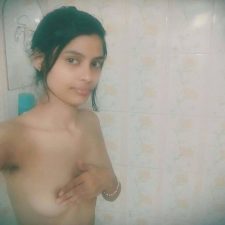 Hot Skinny Desi Teen Sonali Wearing Pink Top Naked