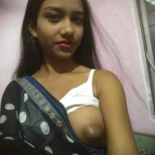 Desi College Girl Nikita Dark Big Brown Boobs