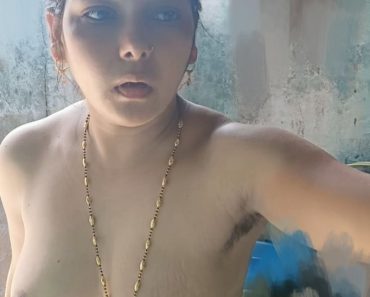 Hot Indian Wife Taking Shower Filmed Naked