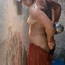 Hot Indian Wife Taking Shower Filmed Naked