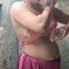 Hot Indian Wife Taking Shower Filmed Naked