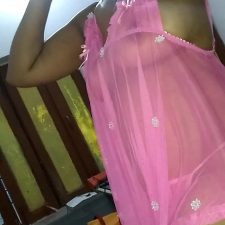 Young Desi Indian Bhabhi Nude Giving Blowjob