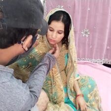 Heavily Pregnant Desi Bhabhi Tanish Giving Blowjob