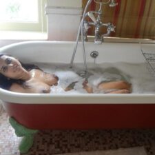 Indian Wife In Bath Tub Fingering Pussy