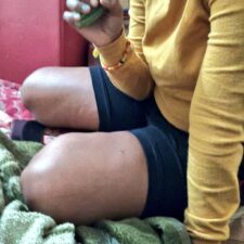 Indian Bhabhi In Bedroom Naked Showing Big Boobs